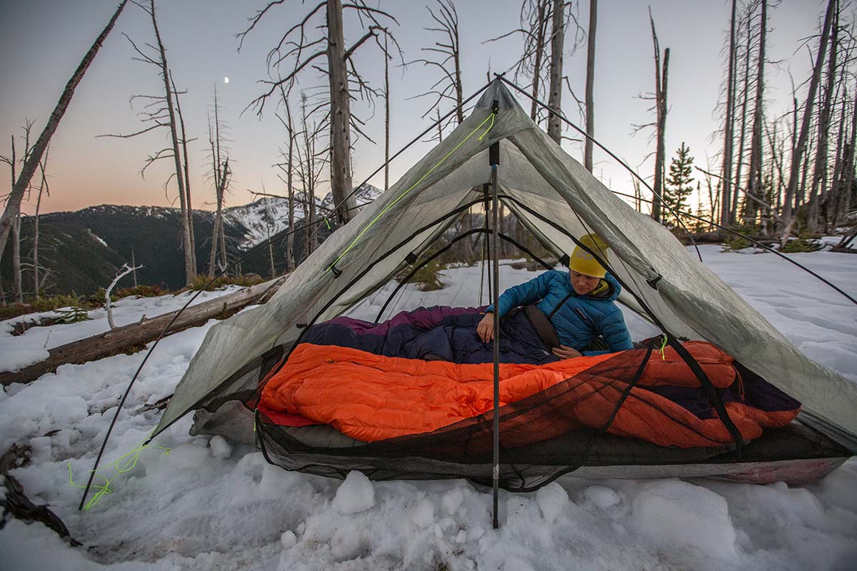 Backpacking tent (sitting inside the Zpacks Duplex Flex)